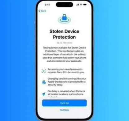 金湖苹果授权维修店分享被盗设备保护功能开启方法 
