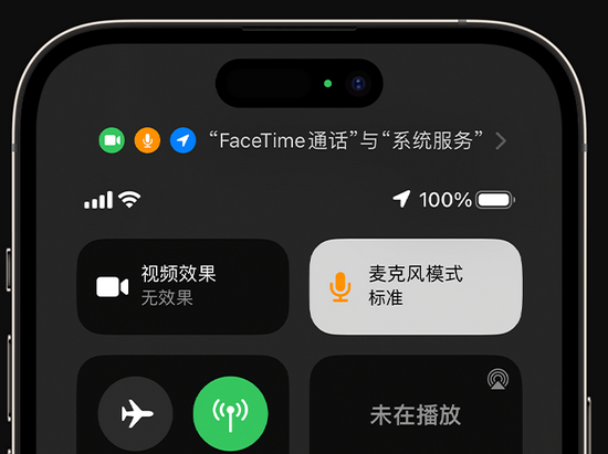 金湖苹果授权维修网点分享iPhone在通话时让你的声音更清晰 