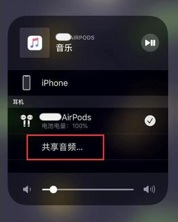 金湖苹果14音频维修点分享iPhone14音频共享设置方法 