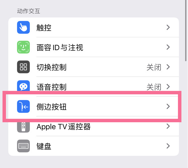 金湖苹果14维修店分享iPhone14 Plus侧键双击下载功能关闭方法 