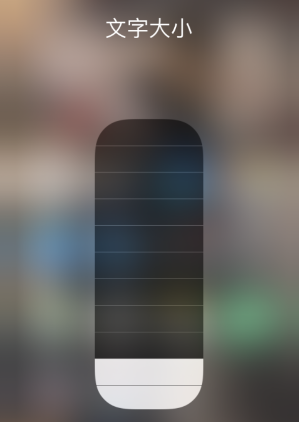 金湖苹果手机维修分享小技巧：在 iPhone 控制中心快速调节字体大小 